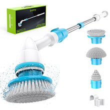Load image into Gallery viewer, Oraimo Electric Spin Scrubber, Electric Bathroom Scrubber, 430RPM Cordless Shower Scrubber with Adjustable Extension Arm for Bathroom, 3 Replaceable Brushes for Bathtub, Grout, Tile, Wall, Floor, Sink