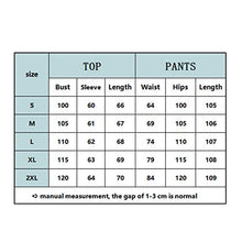 Load image into Gallery viewer, Womens 2 Piece Outfits - Long Sleeve +Short Pants Button Blouse Top Wide Leg Loose Streetwear Loungewear