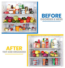 Load image into Gallery viewer, Utopia Home Pantry Organization and Storage - Set of 8 Refrigerator Organizer Bins - Fridge Organizer for Freezers, Kitchen Countertops and Cabinets - BPA Free (Clear)