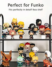 Load image into Gallery viewer, WINKINE Acrylic Riser Display Shelf, 4 Tier Perfume Organizer, Display Riser for Amiibo Funko POP Figures, Tiered Display Stand Small Risers for Display, Acrylic Display for Decoration and Organizer